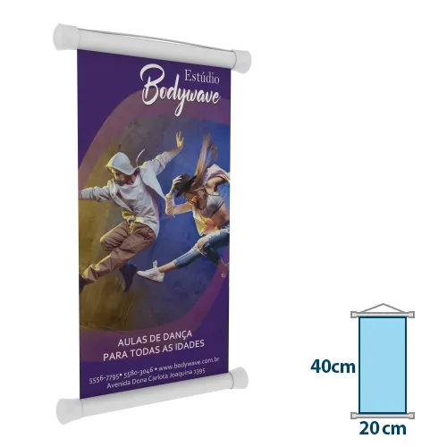 Mini Banner 280g 20x40cm