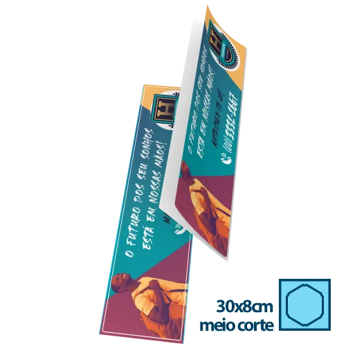 Adesivo de Papel 8x30cm