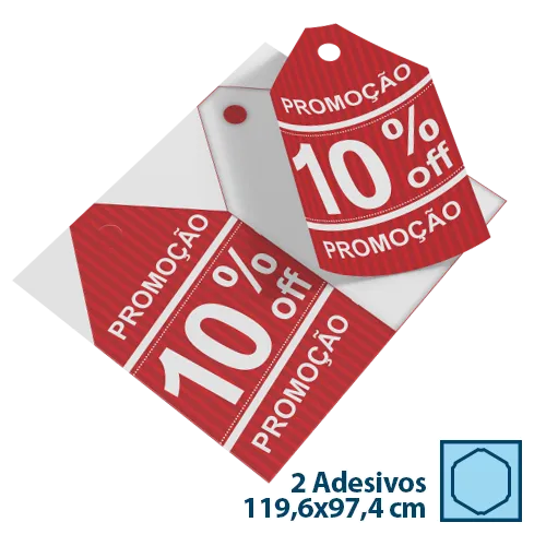 2 Etiquetas 59,6x97,4cm