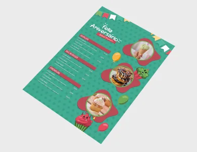 Cardápio Kraft 240g Sem Verniz A3 - 1x0