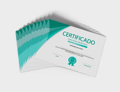 Certificado com Dados Variáveis em Reciclato 240g Sem Verniz 15x21cm - 4x0