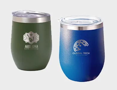 Copo Cuia 360ml com Tampa e Acrilico Gravação a Laser - 1x1