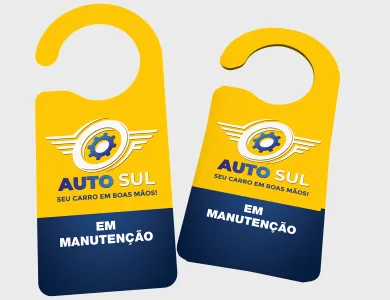 Display de Retrovisor Couchê 300g Verniz Total Frente e Verso 8,5x20cm - 4x4