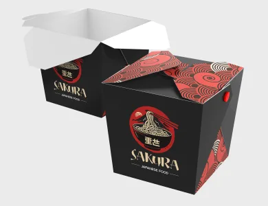 Embalagem de Pipoca Papel Alimentício 270g com Película Antigordura 7x7x14,4cm - 4x0