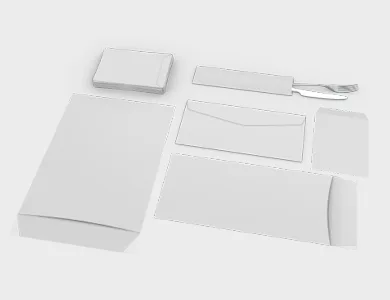 Envelope Carta SEM IMPRESSÃO Reciclato 90g Sem Verniz 23x11,3cm - Sem Impressão
