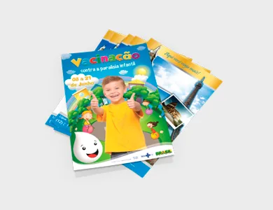 Formato A3 Couchê 300g Verniz Total Frente - 4x0