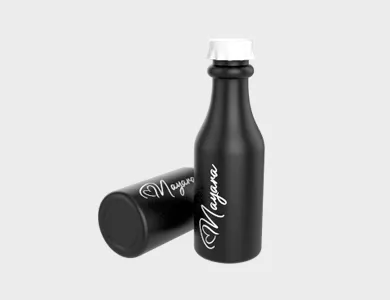 Garrafa Retrô 500ml - Impressão Colorida - 4x0