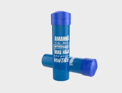 Garrafa Slim Fit Liso 540ml - Impressão Colorida - 4x0