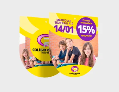 Móbile Tipo U Grande PVC 0,3 mm Verniz Frente e Verso 40x47 cm - 4x4