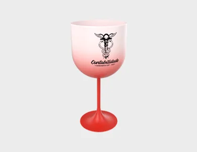 Taça de GIN Degradê 650ml - Impressão Colorida - 4x0