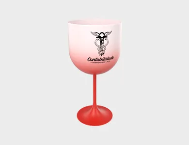 Taça de GIN Degradê 650ml - Impressão Colorida - 4x4