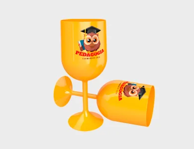 Taça de Vinho 290ml - 1 Cor de Impressão - 1x1
