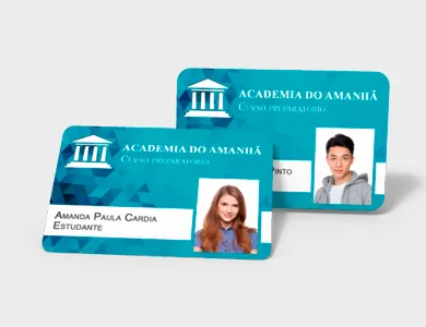 Carteirinha/Cartão Fidelidade com Arte Variável em PVC 0,76mm Fosco Frente e Verso 8,5x5,4cm - 4x4