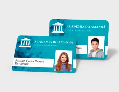 Carteirinha/Cartão Fidelidade com Arte Variável em PVC 0,76mm Fosco Frente e Verso 8,5x5,4cm - 4x4