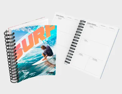 Agenda Planner A5 2027  Capa Maleável 154 Páginas 14,95x21cm (Couchê 300g Laminação Fosca) - 4x0
