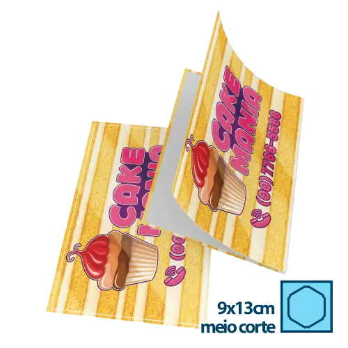 Adesivo em Vinil 9x13cm