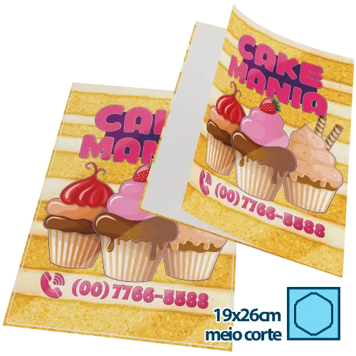 Adesivo em Vinil 19x26cm